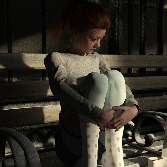 sadness, hopeless, sad, gray, nature, pain, depression, to sit, exhausted, alone, dark, hopelessness, snow, woman, beautiful, the atmosphere, atmospheric, light, the shade